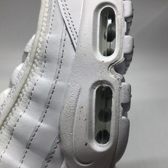 Mens Nike AirMax 95 Essential White CT1268-100 USED Size 12 - Picture 8 of 9